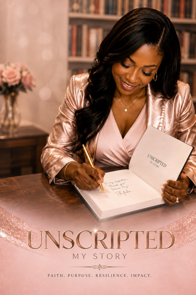 First time author signing new book at release event.
